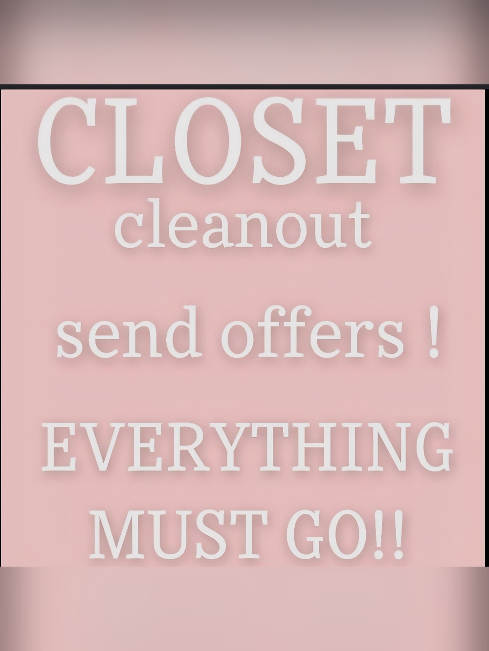 ALL OFFERS CONSIDERED